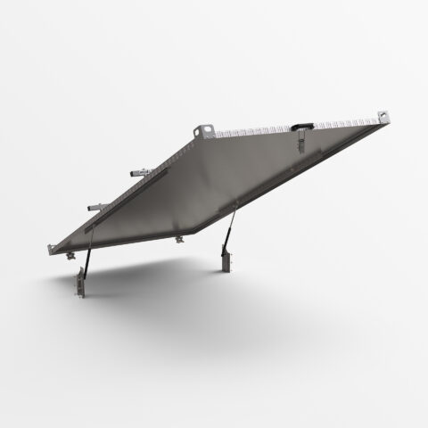 Aluminijumski poklopac 2612/264 – komplet za aluminijumske stranice