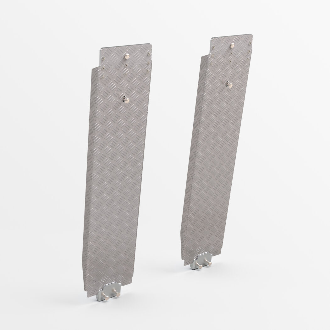 Dve aluminijumske rampe za Smart Box / Smart Kargo, sa vijcima